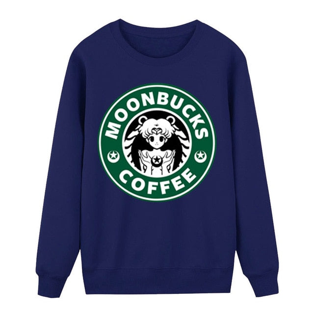 Moonbucks Coffee Sweatshirt Sailor Moon