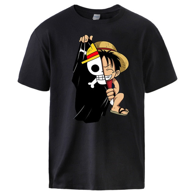 Luffy Half Face T-Shirt