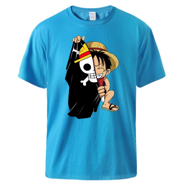 Luffy Half Face T-Shirt