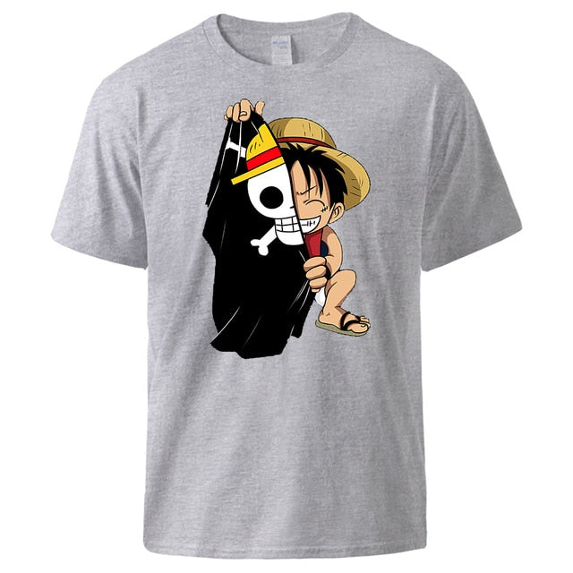 Luffy Half Face T-Shirt