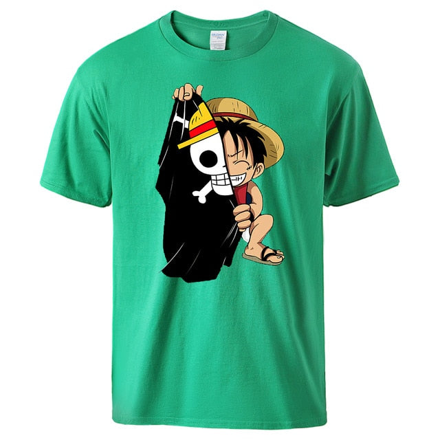 Luffy Half Face T-Shirt