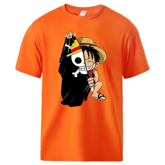 Luffy Half Face T-Shirt