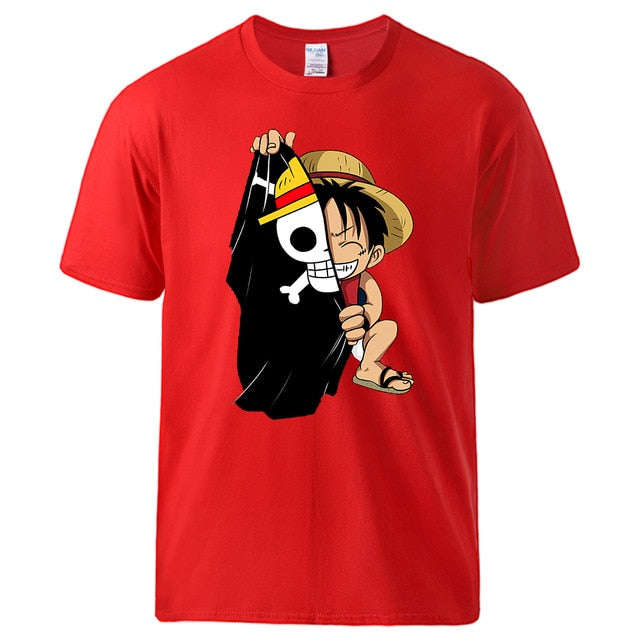 Luffy Half Face T-Shirt