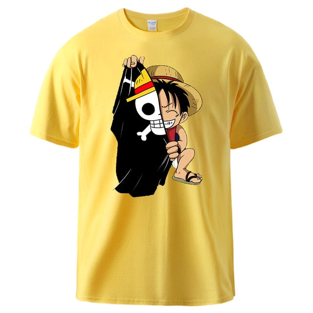 Luffy Half Face T-Shirt