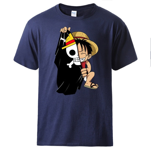 Luffy Half Face T-Shirt