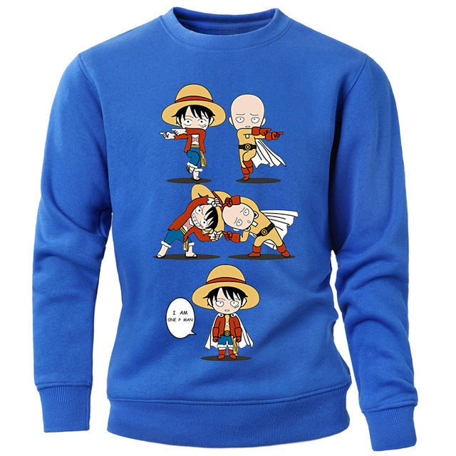 Monkey D. Luffy & Saitama Fusion Sweatshirt
