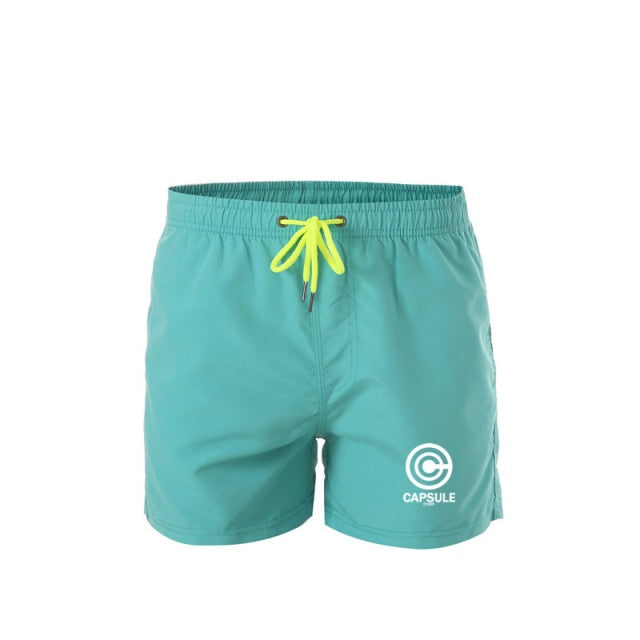 Capsule Corp Beach Shorts