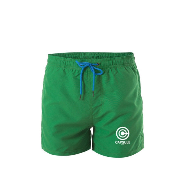 Capsule Corp Beach Shorts