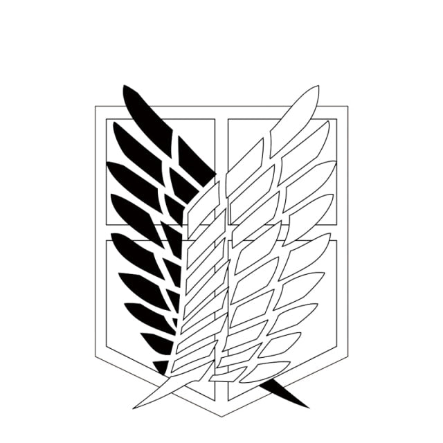 Wings of Liberty Temporary Tattoo Attack on Titan