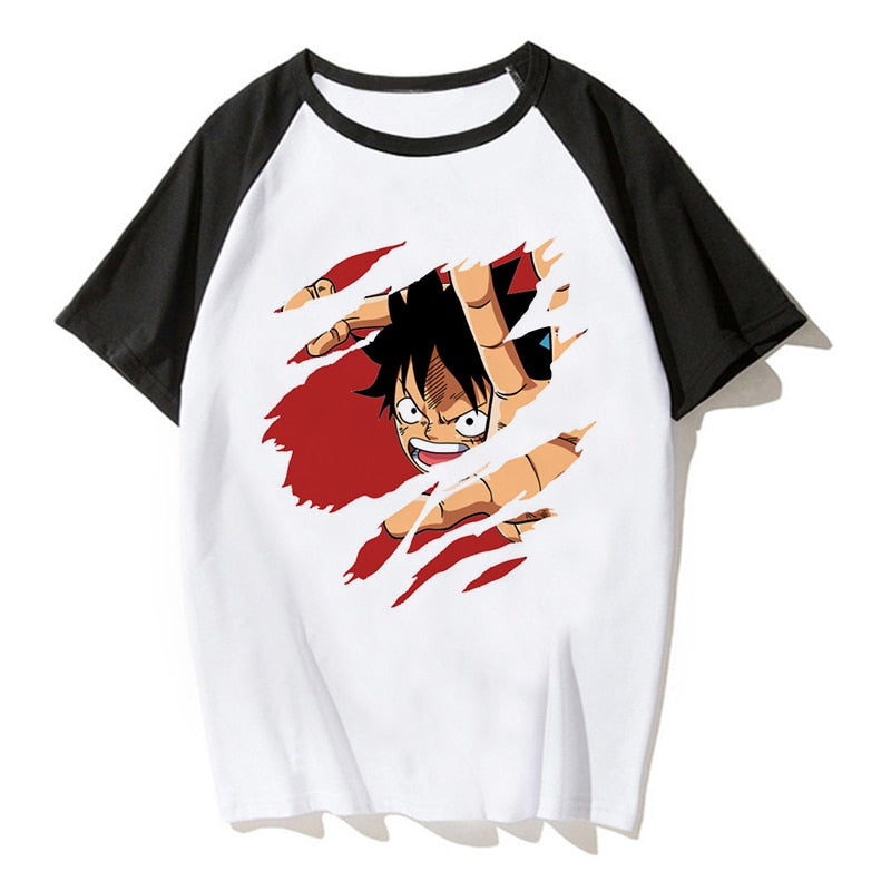 Monkey D. Luffy Ripped T-Shirt One Piece