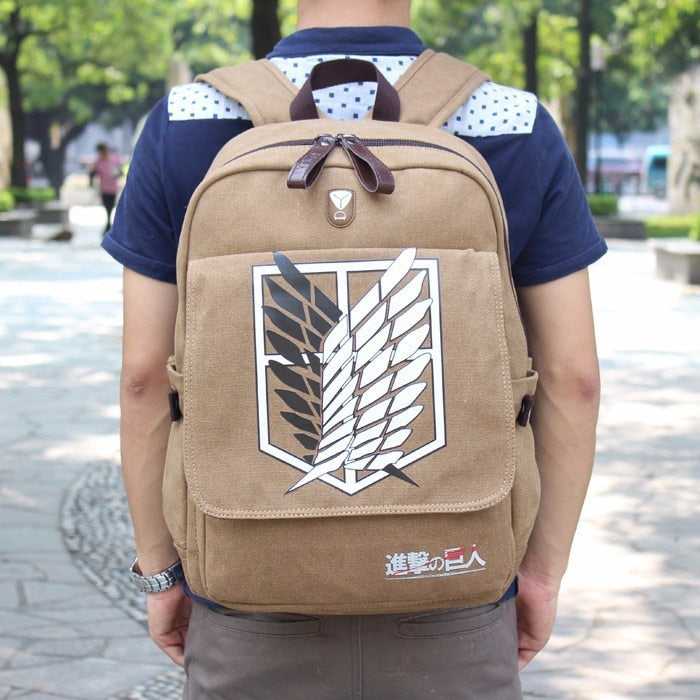 Wings of Liberty Suede Backpack