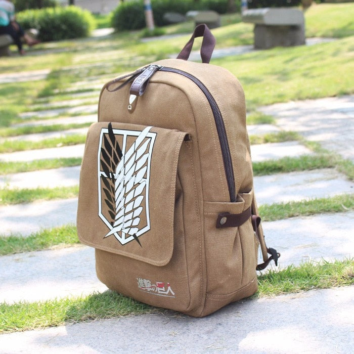 Wings of Liberty Suede Backpack Attack on Titan