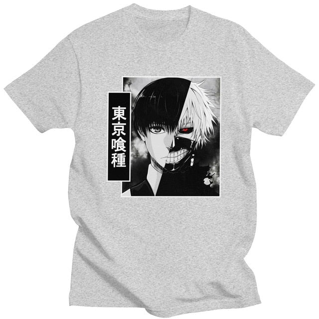 Kaneki Ken Split Face T-Shirt Tokyo Ghoul