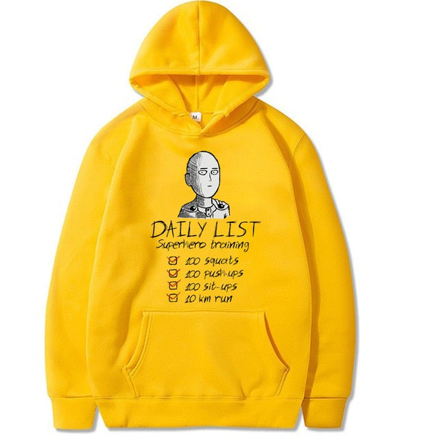 Saitama Superhero Training Hoodie