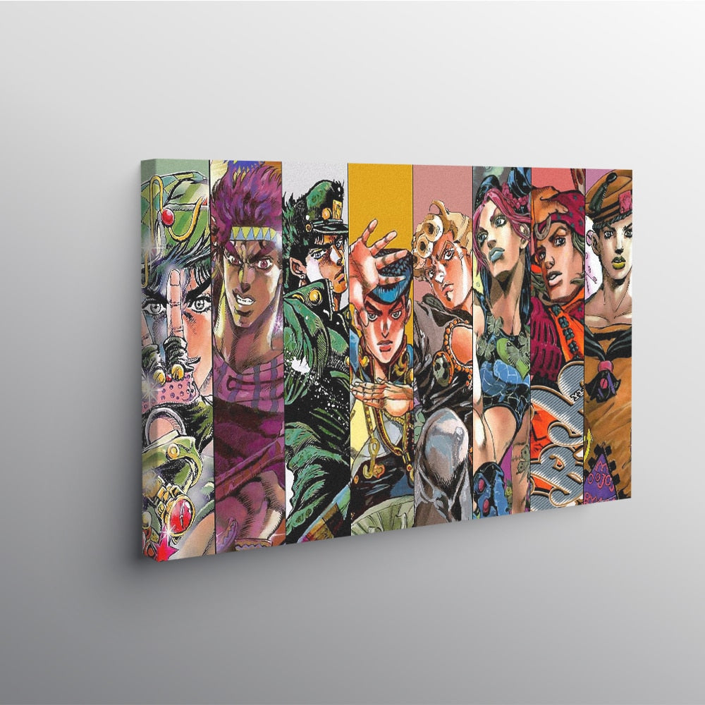 JoJo's Bizarre Adventure Characters Painting Jojos Bizarre Adventure