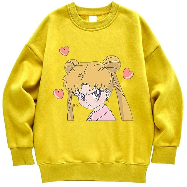 Angry Sailor Moon Sweatshirt Sailor Moon