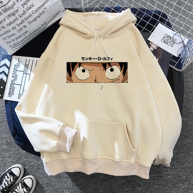 Monkey D. Luffy Eyes Hoodie One Piece