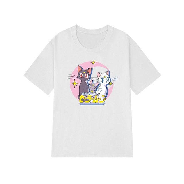 Luna & Artemis & Diana T-Shirt Sailor Moon