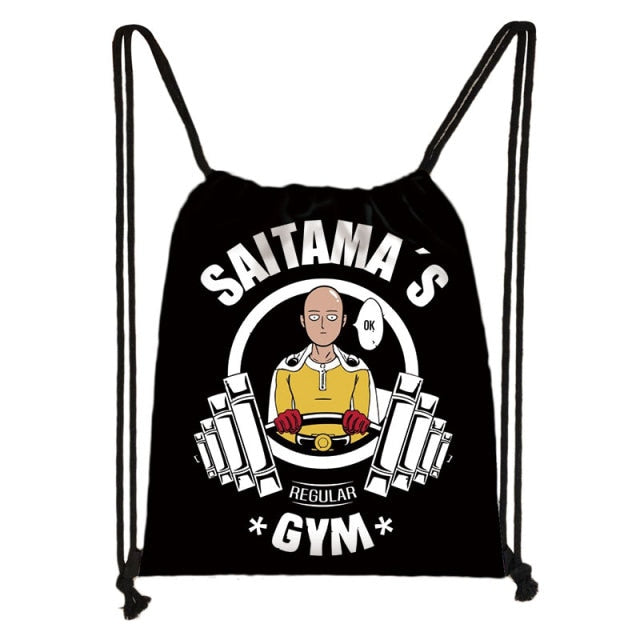 Saitama's Gym Drawstring Bag One Punch Man
