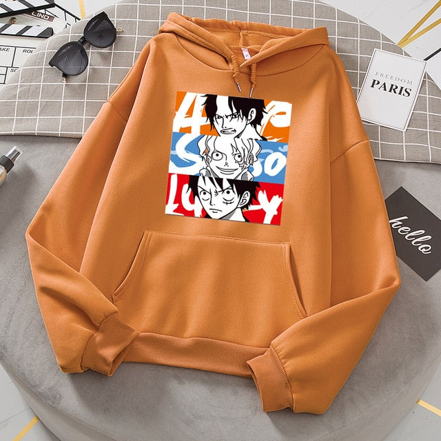Ace & Sabo & Luffy Hoodie One Piece