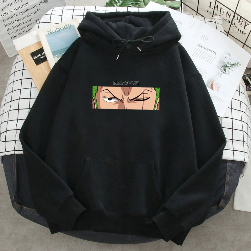 Anime One Piece Roronoa Zoro Custom Sweatshirt – Blackcatss