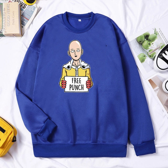 Saitama Free Punch Hoodie / Sweatshirt