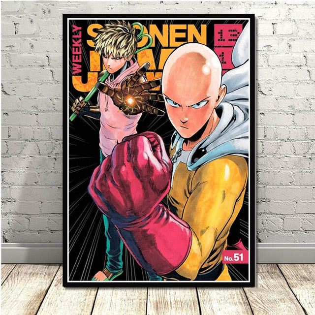 One Punch Man Shonen Jump Painting One Punch Man