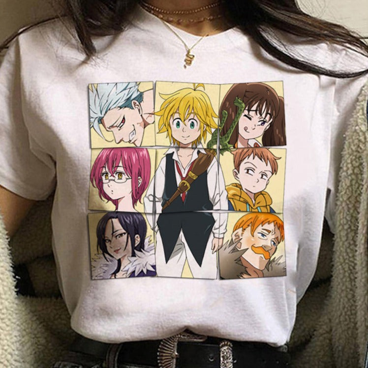 The Seven Deadly Sins Characters T-Shirt The Seven Deadly Sins