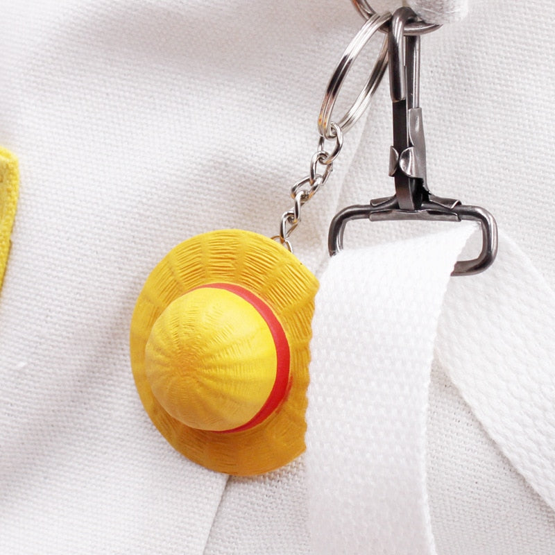 Luffy Straw Hat Keychain