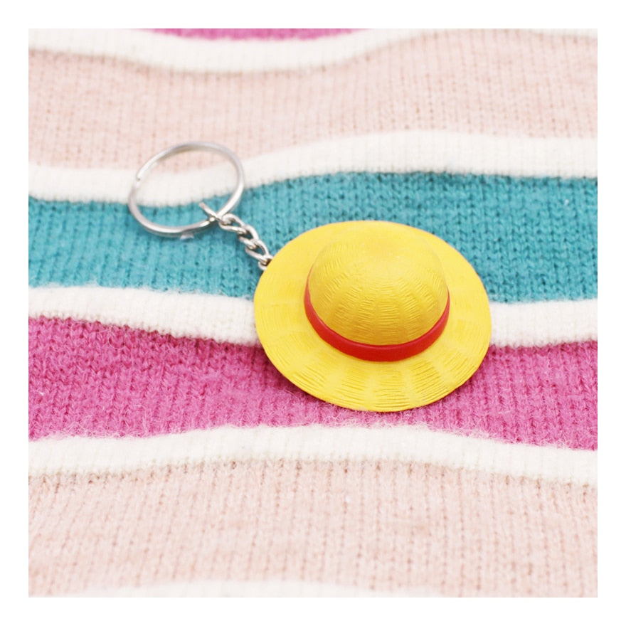 Luffy Straw Hat Keychain