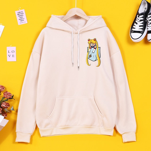 Sailor Moon Pocket Hoodie