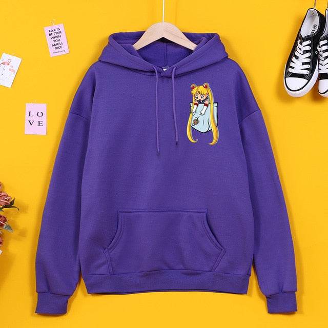 Sailor Moon Pocket Hoodie