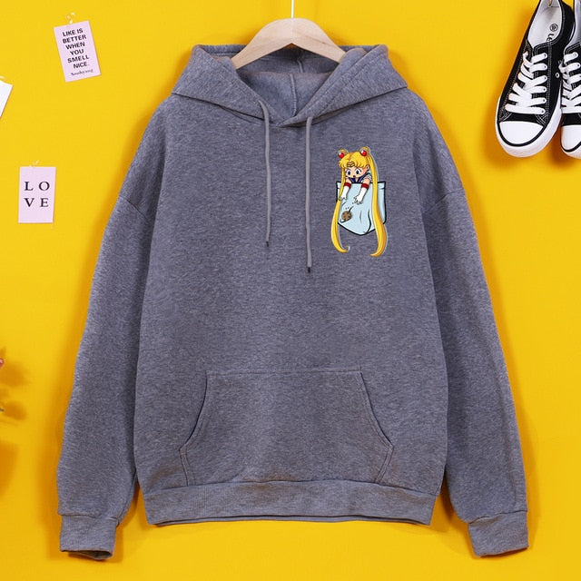 Sailor Moon Pocket Hoodie Sailor Moon