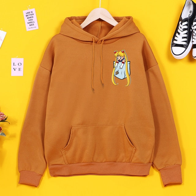 Sailor Moon Pocket Hoodie