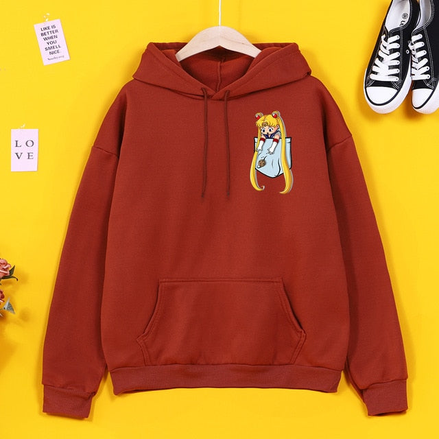 Sailor Moon Pocket Hoodie