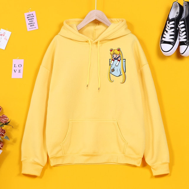 Sailor Moon Pocket Hoodie