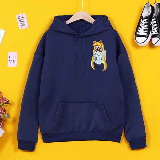 Sailor Moon Pocket Hoodie