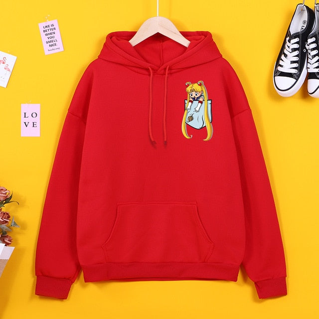 Sailor Moon Pocket Hoodie