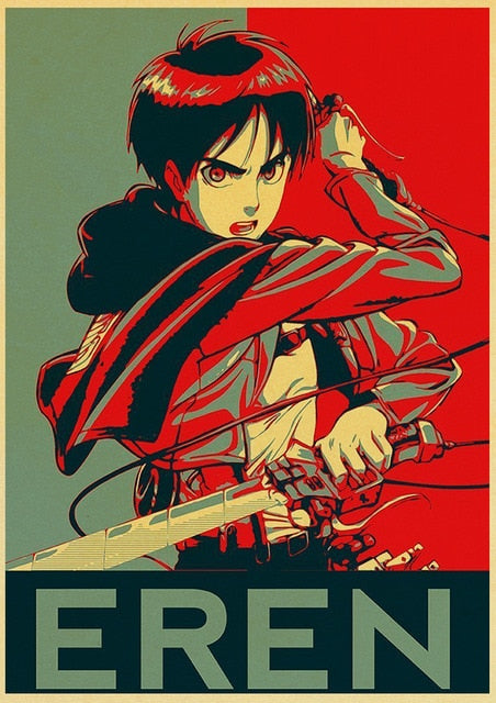 Eren Yeager Poster Attack on Titan