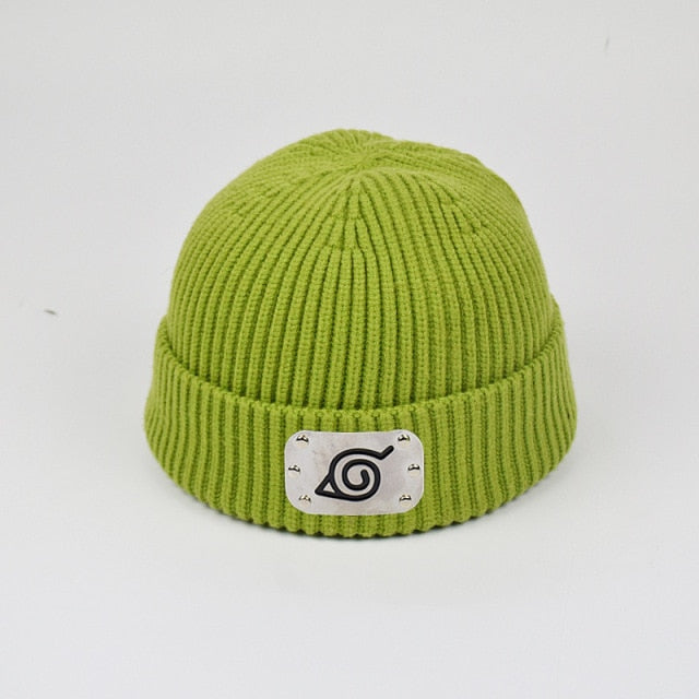 Hidden Leaf Village Beanie With Metal Band