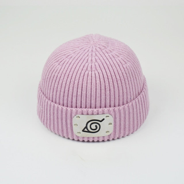 Hidden Leaf Village Beanie With Metal Band