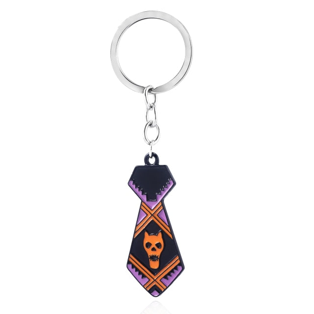 Yoshikage Kira Tie Keychain Jojo's Bizarre Adventure