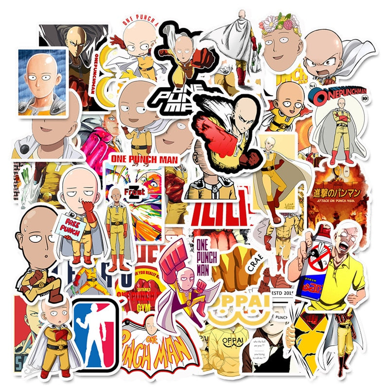 One Punch Man Stickers (49 pcs) One Punch Man