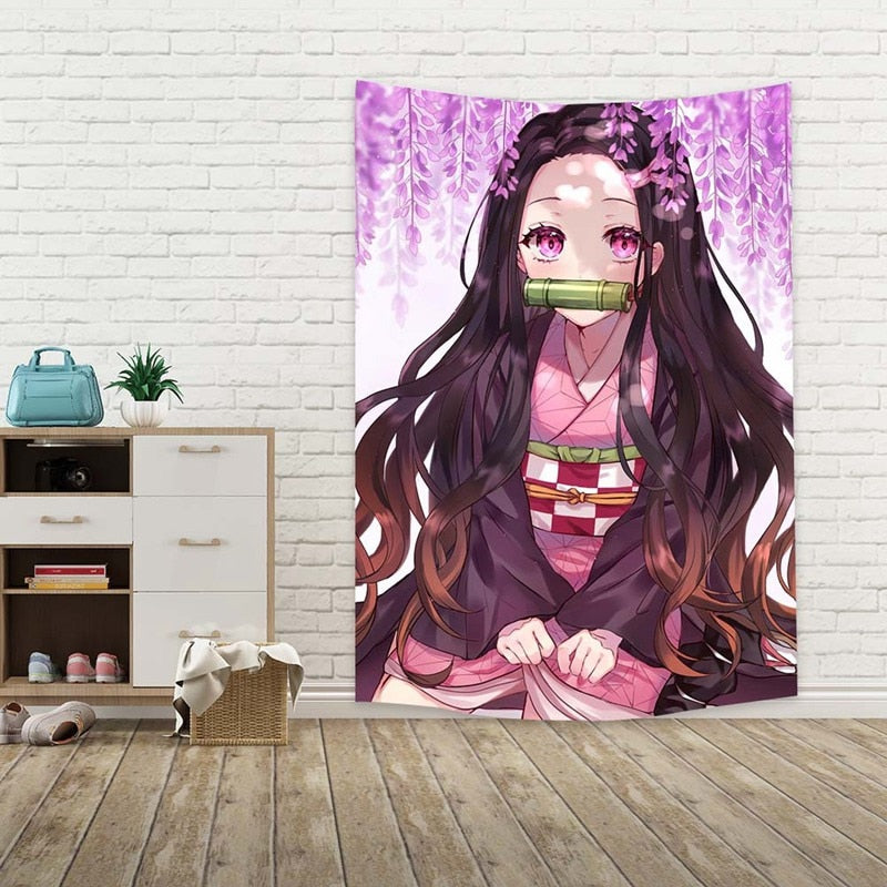 Nezuko Kamado Tapestry (150x100cm) Demon Slayer