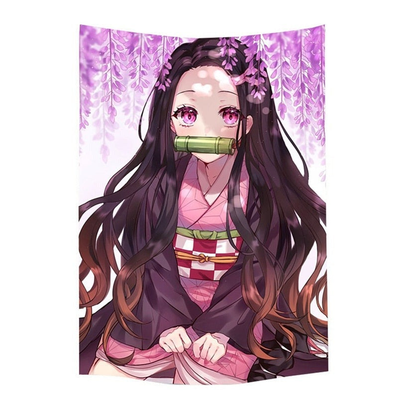 Nezuko Kamado Tapestry (150x100cm) Demon Slayer