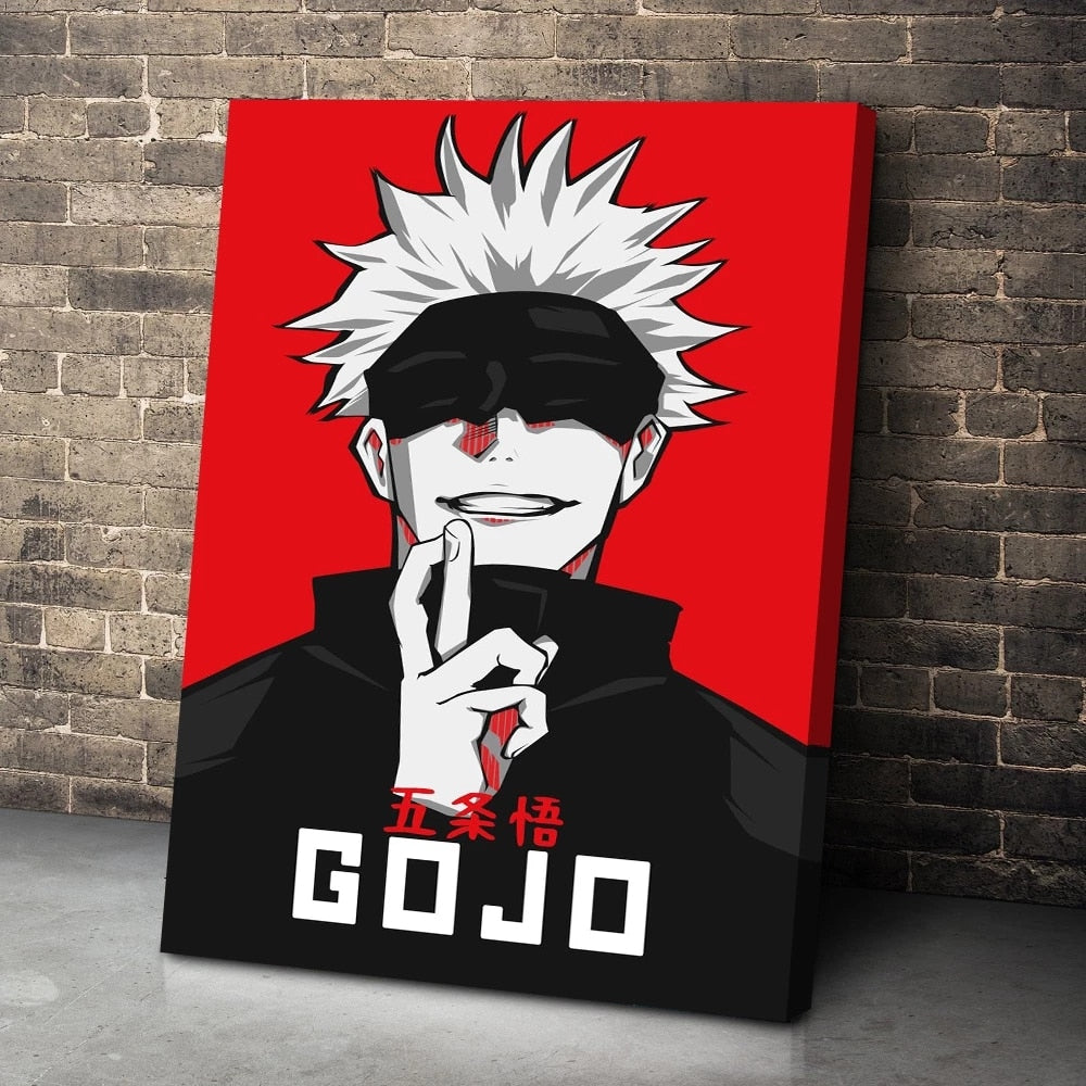 Satoru Gojo Painting Jujutsu Kaisen