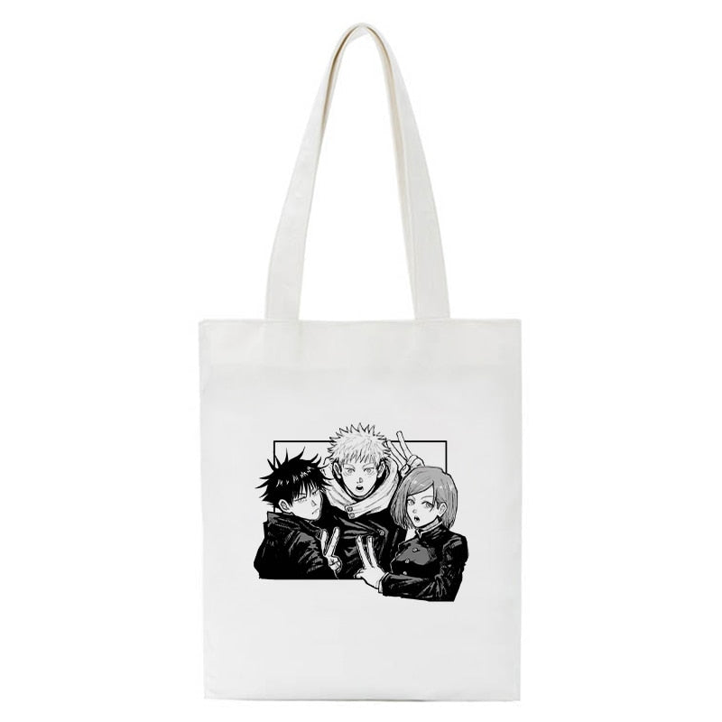 Yuji & Megumi & Nobara Tote Bag Jujutsu Kaisen