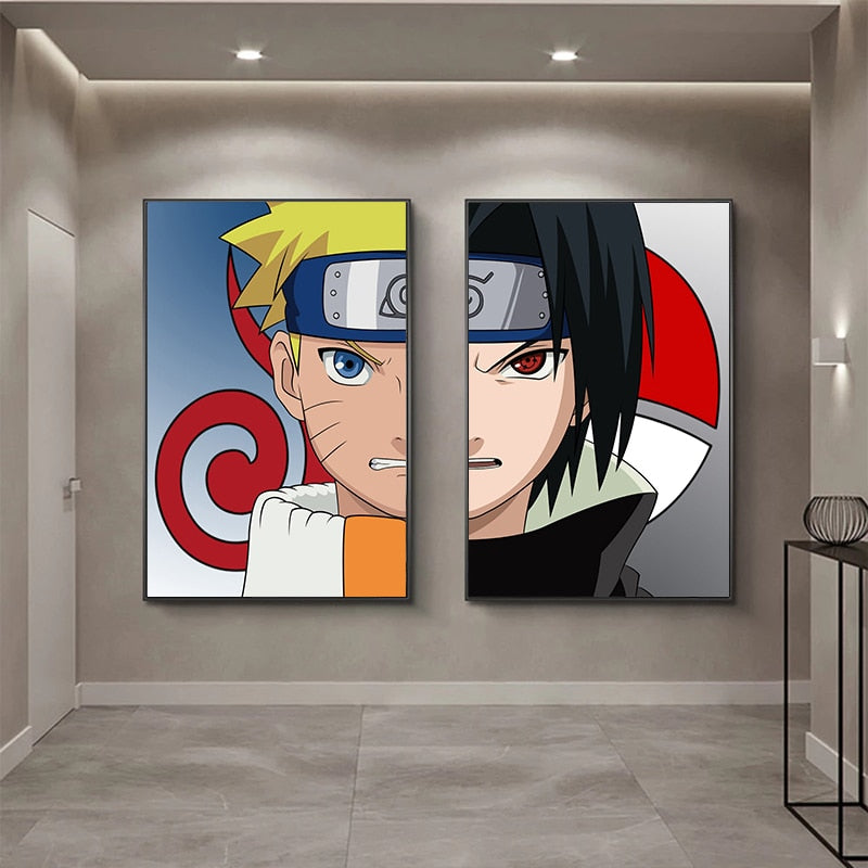 Naruto & Sasuke Paintings Naruto