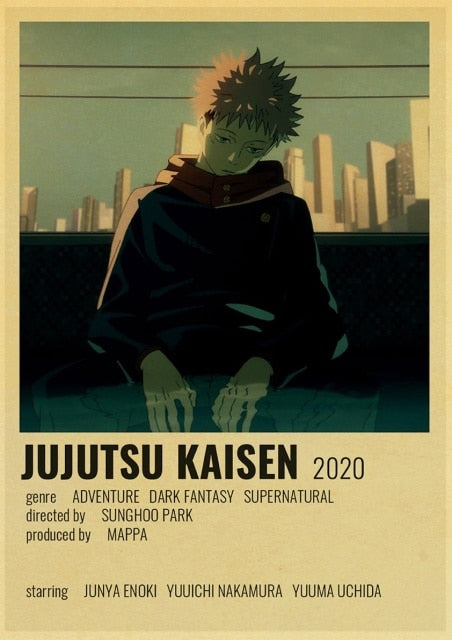 Jujutsu Kaisen Description Poster Jujutsu Kaisen